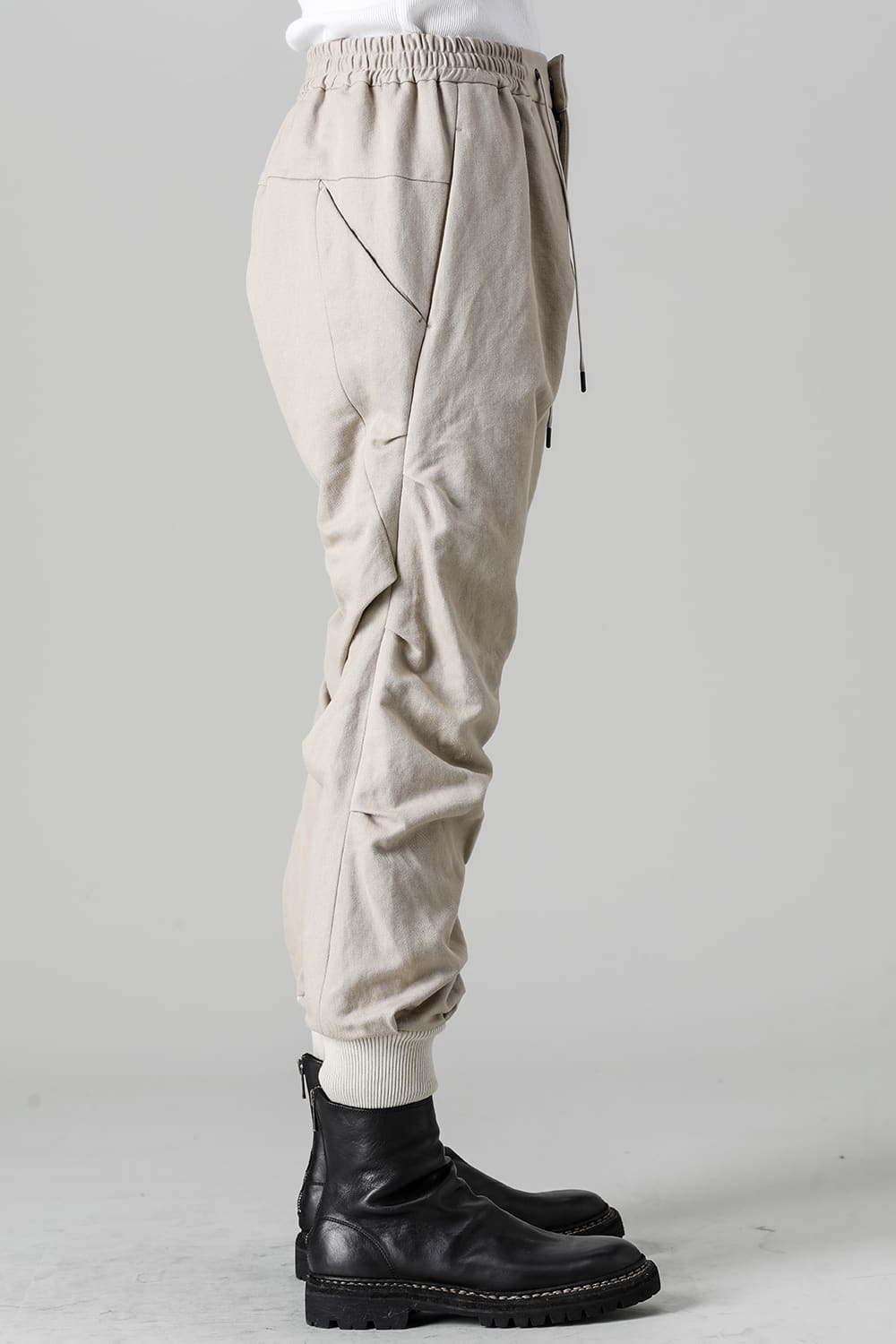 ジョガー パンツ コットン / リネン ライト ベージュ