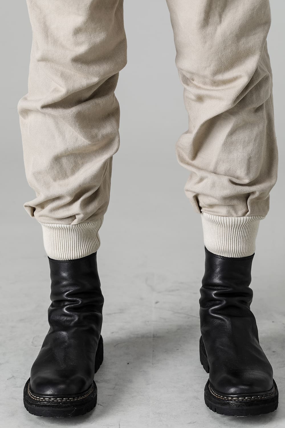 ジョガー パンツ コットン / リネン ライト ベージュ