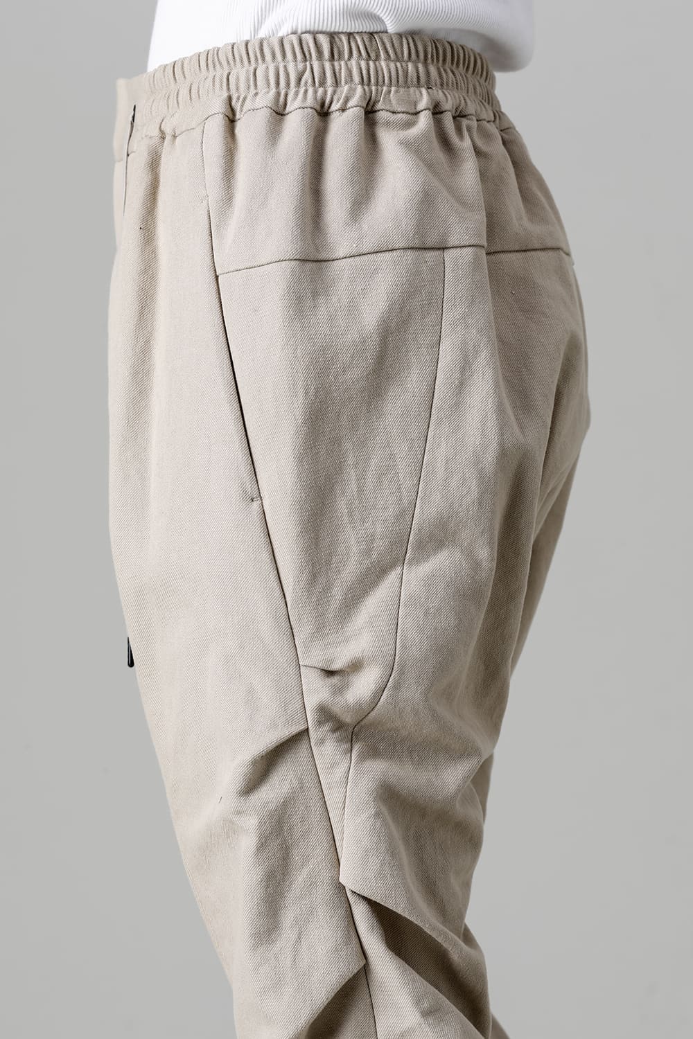 ジョガー パンツ コットン / リネン ライト ベージュ
