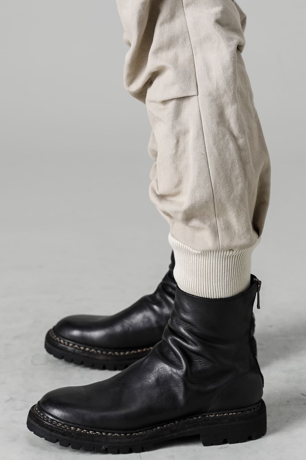 ジョガー パンツ コットン / リネン ライト ベージュ