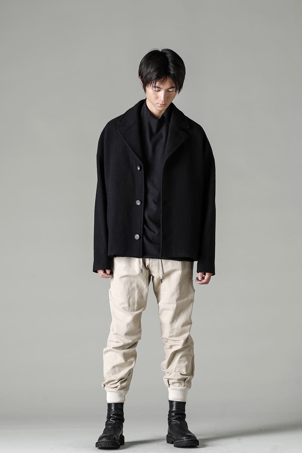 ジョガー パンツ コットン / リネン ライト ベージュ