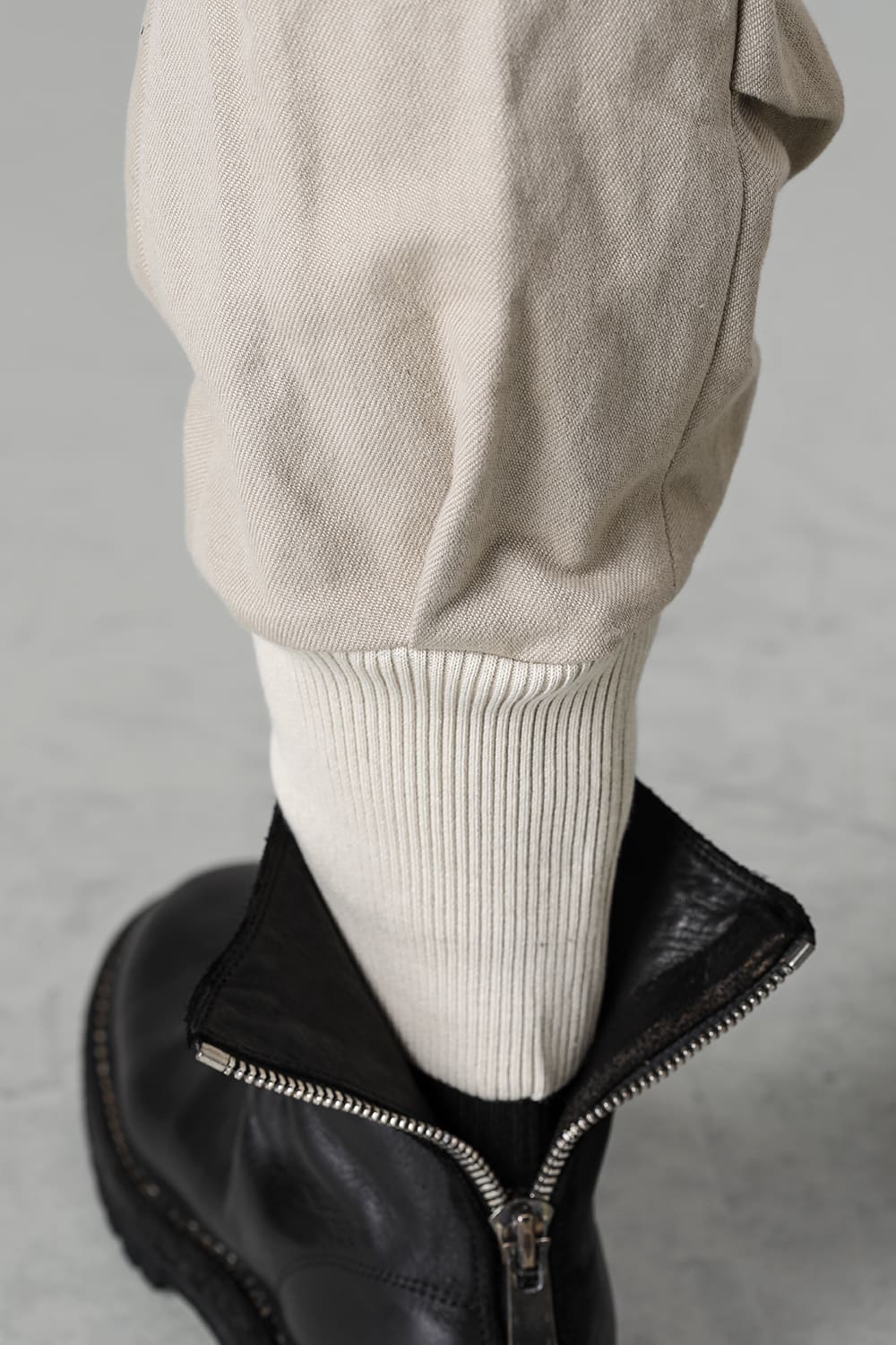 ジョガー パンツ コットン / リネン ライト ベージュ