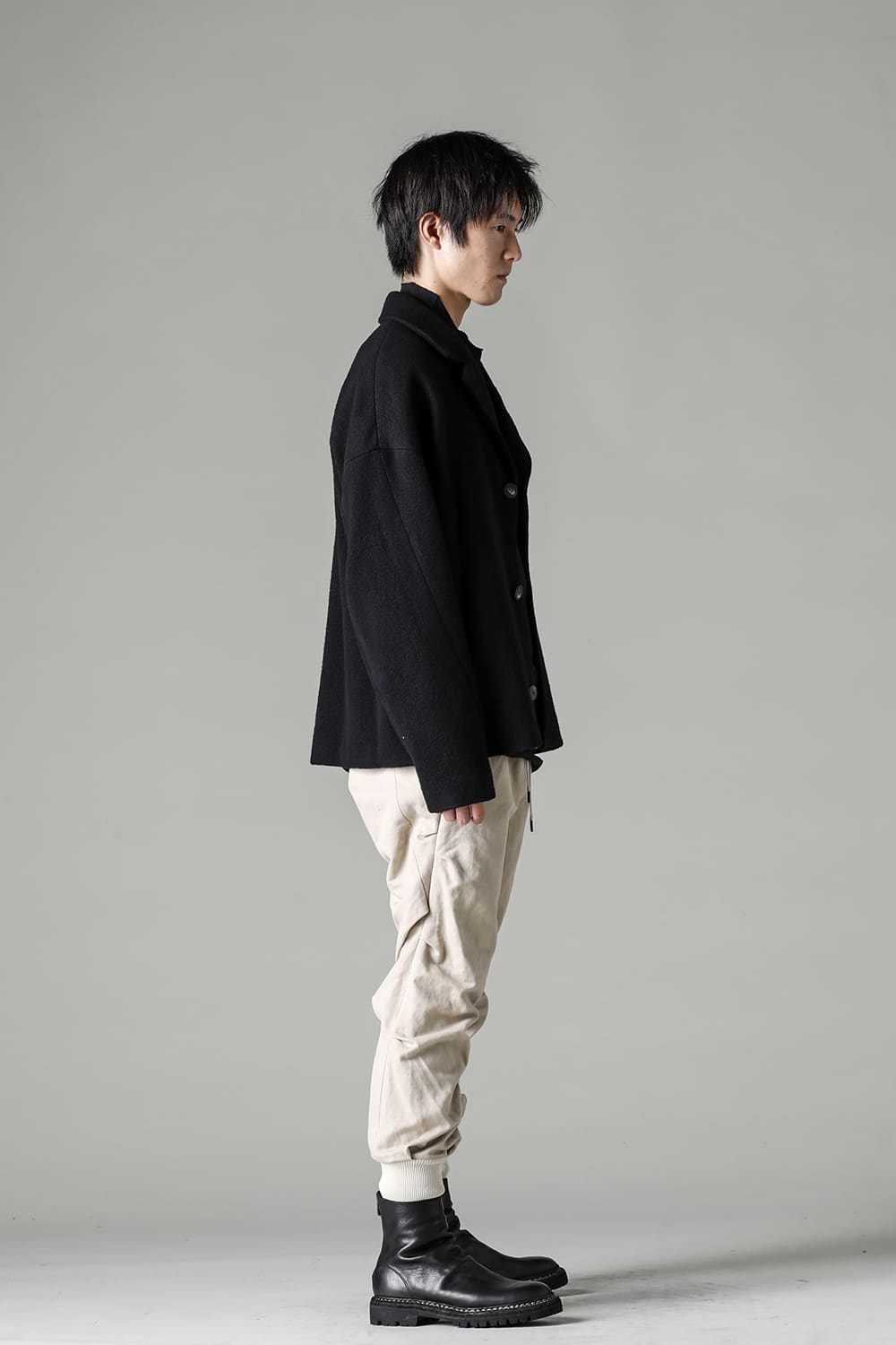 ジョガー パンツ コットン / リネン ライト ベージュ