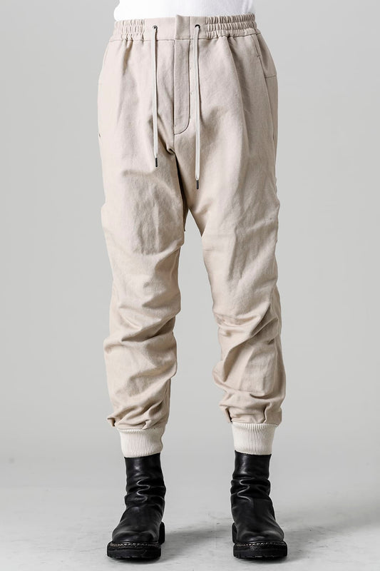 ジョガー パンツ コットン / リネン ライト ベージュ