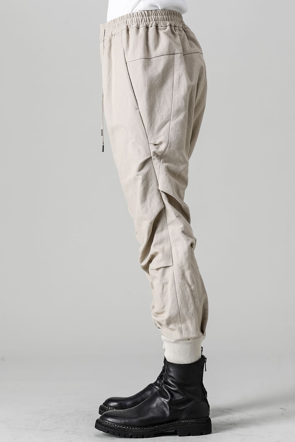 ジョガー パンツ コットン / リネン ライト ベージュ