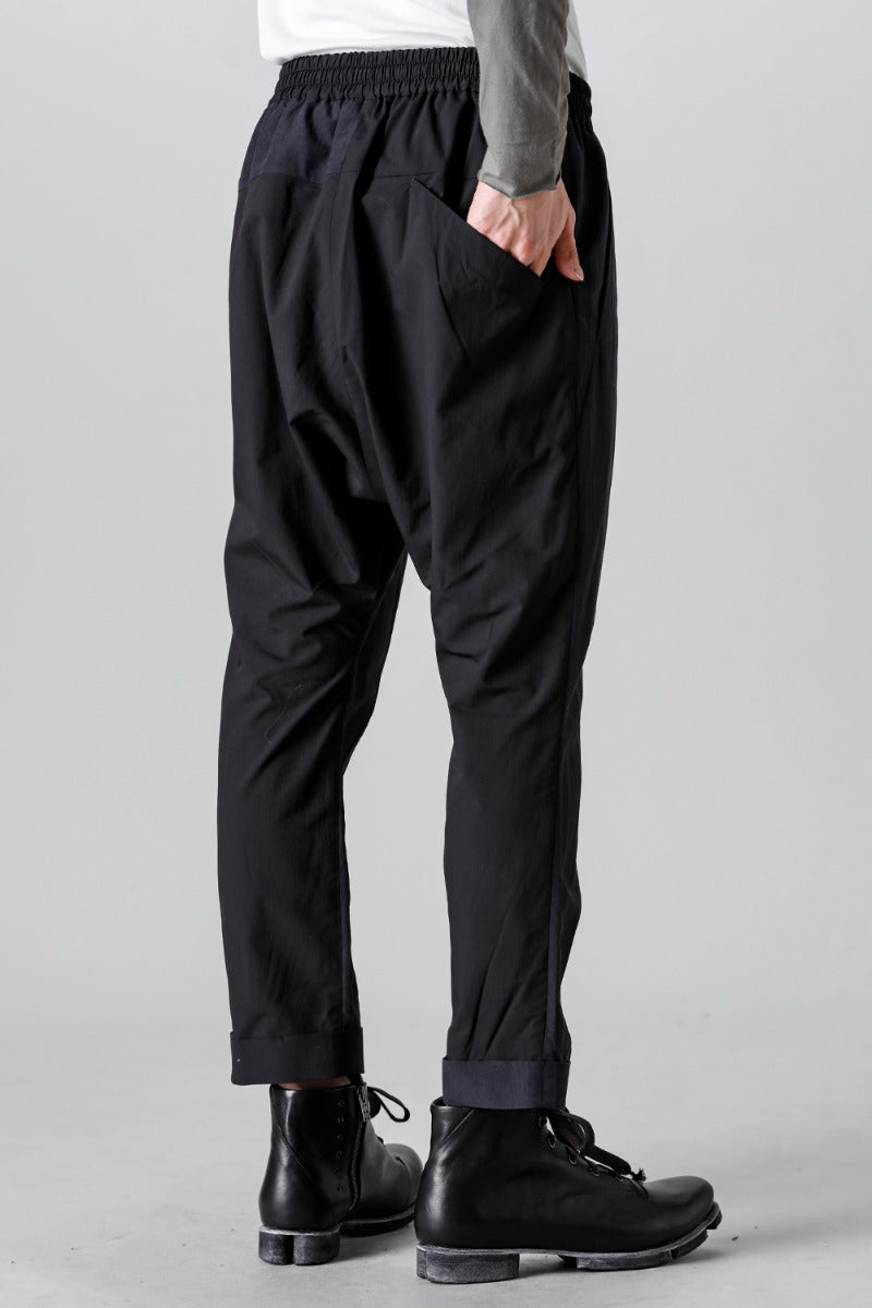 Cropped slim pants silk / paper / cotton