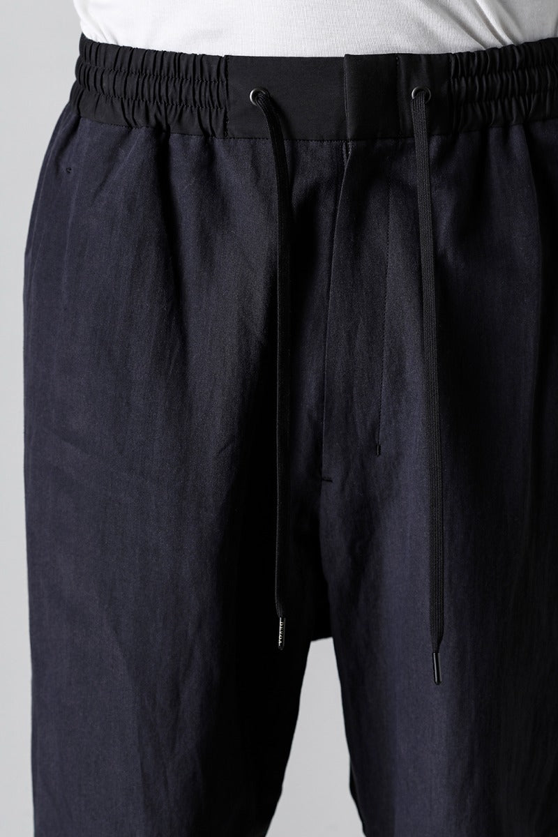 Cropped slim pants silk / paper / cotton