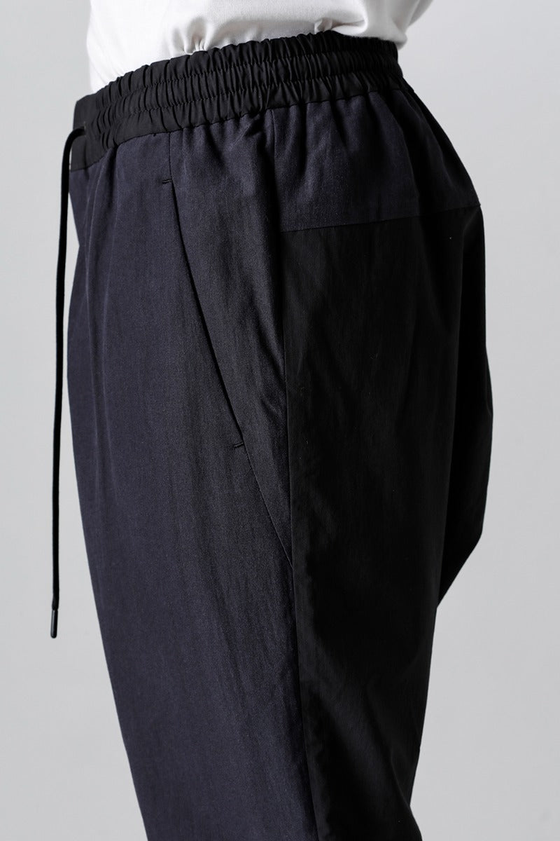 Cropped slim pants silk / paper / cotton