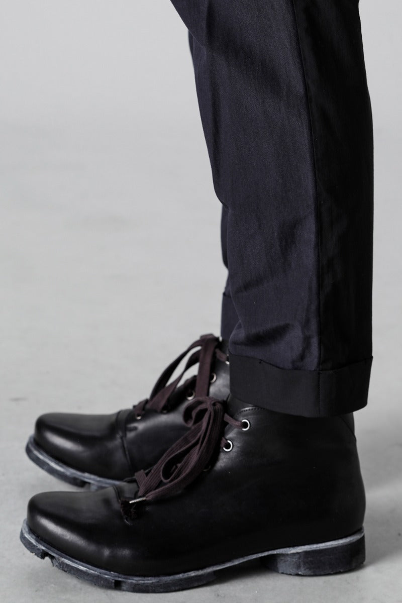 Cropped slim pants silk / paper / cotton