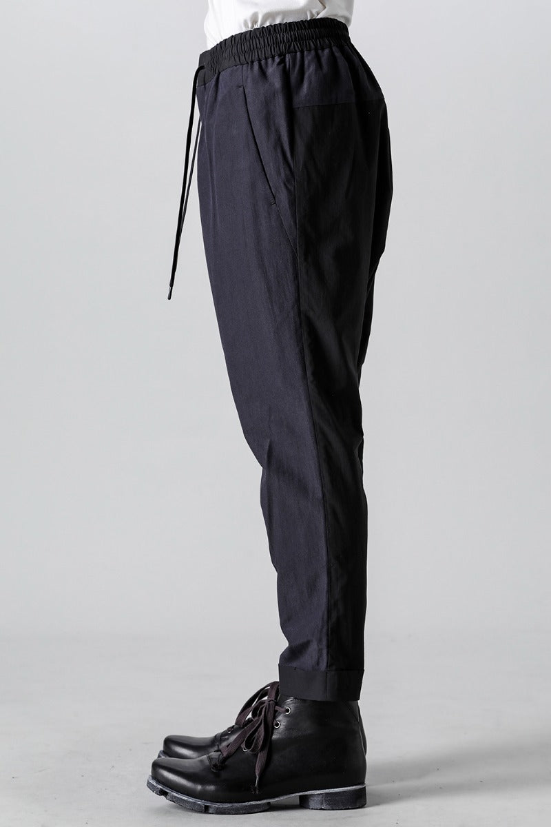 Cropped slim pants silk / paper / cotton