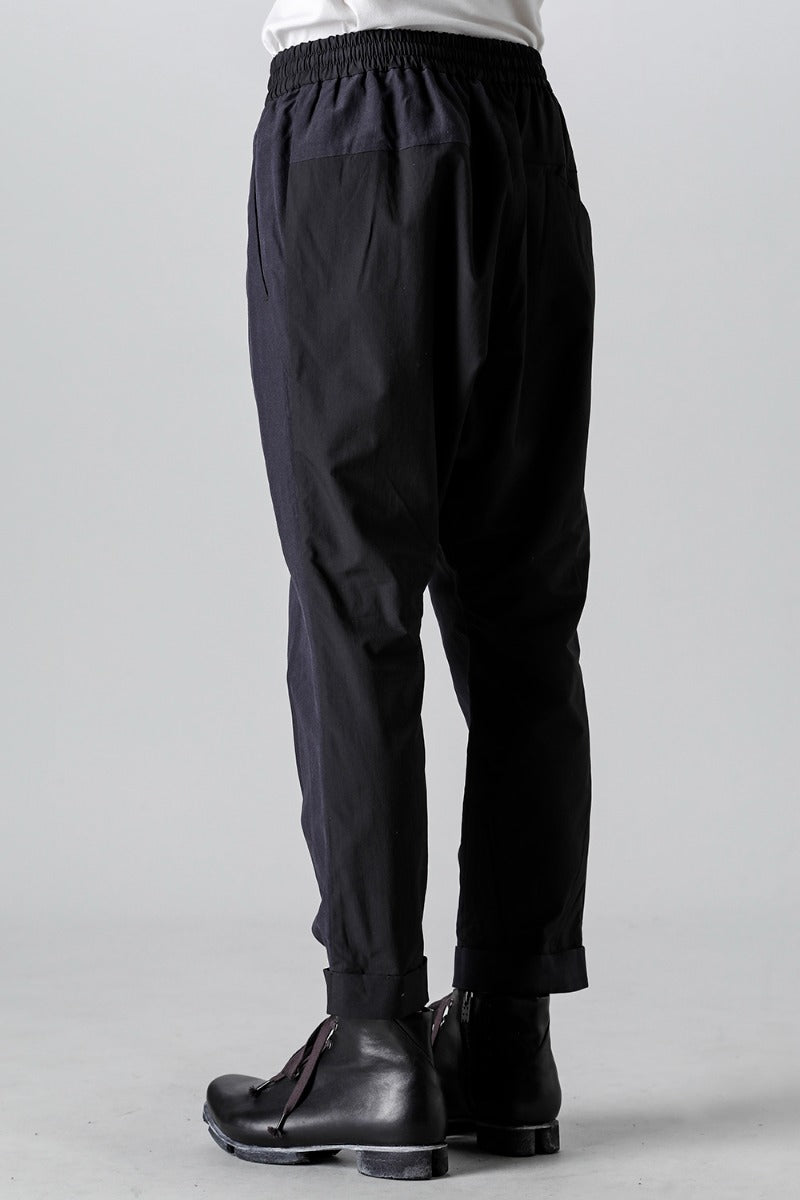 Cropped slim pants silk / paper / cotton