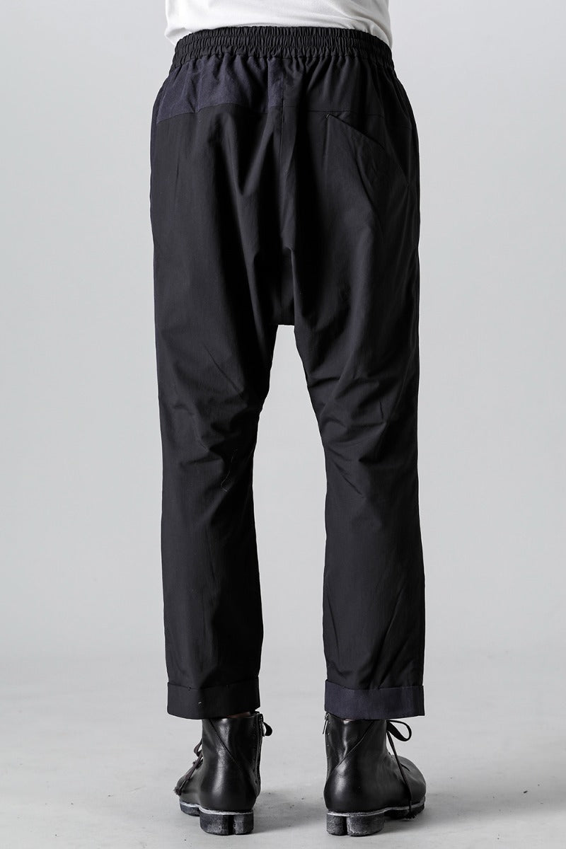 Cropped slim pants silk / paper / cotton