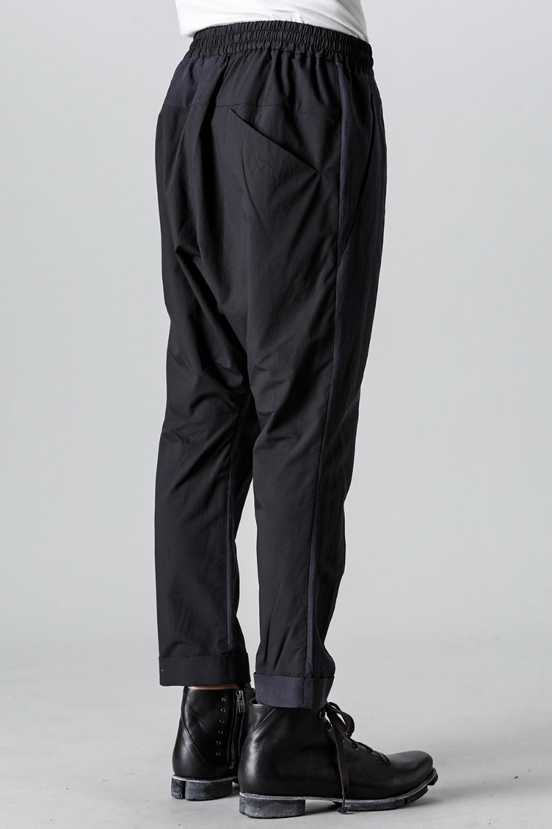 Cropped slim pants silk / paper / cotton