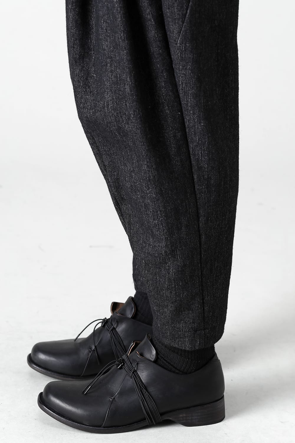 Cropped pants Shetland wool / linen