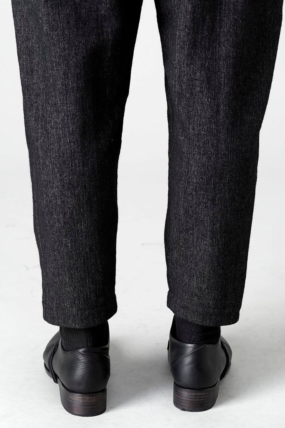 Cropped pants Shetland wool / linen