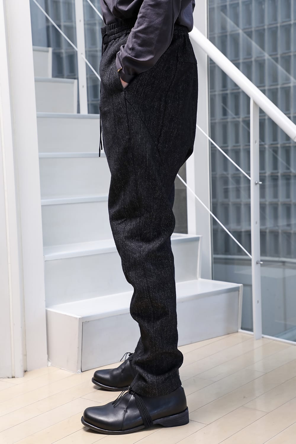 Easy pants Shetland wool / linen