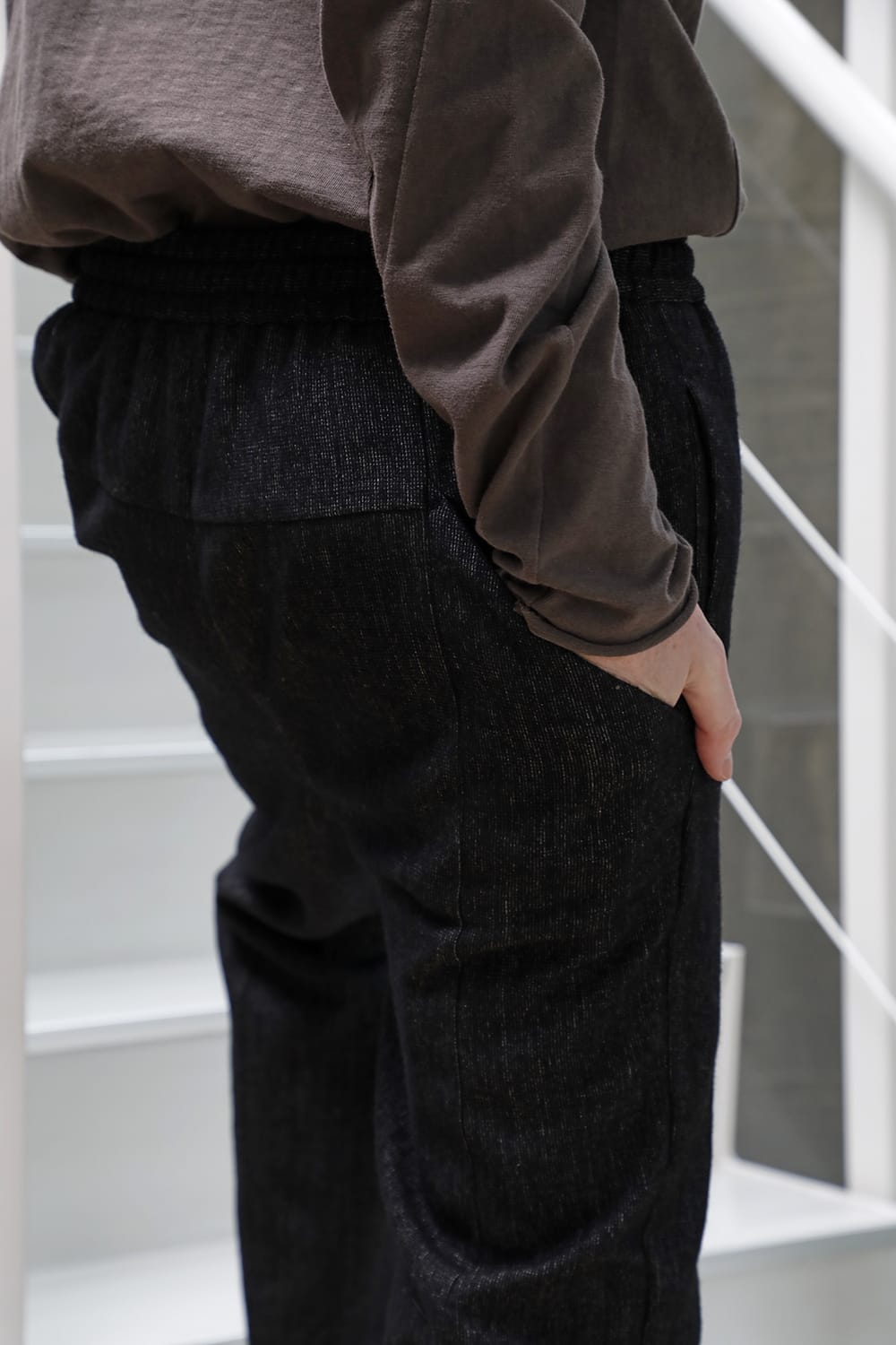 Skater pants Shetland wool / linen