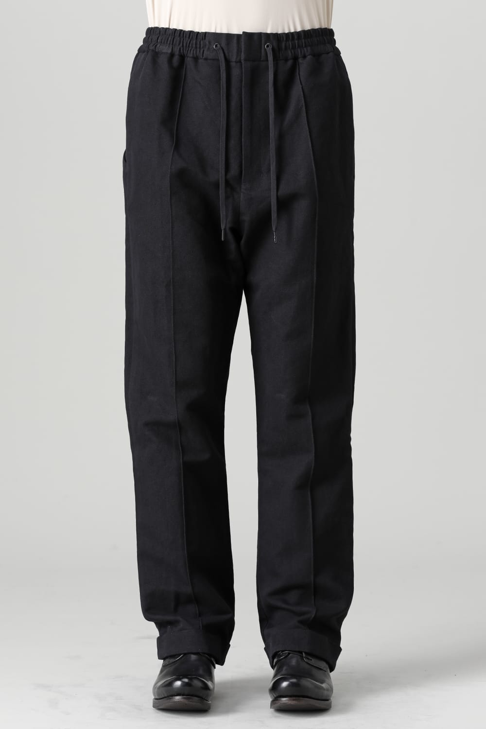 Skater pants cotton / linen Black