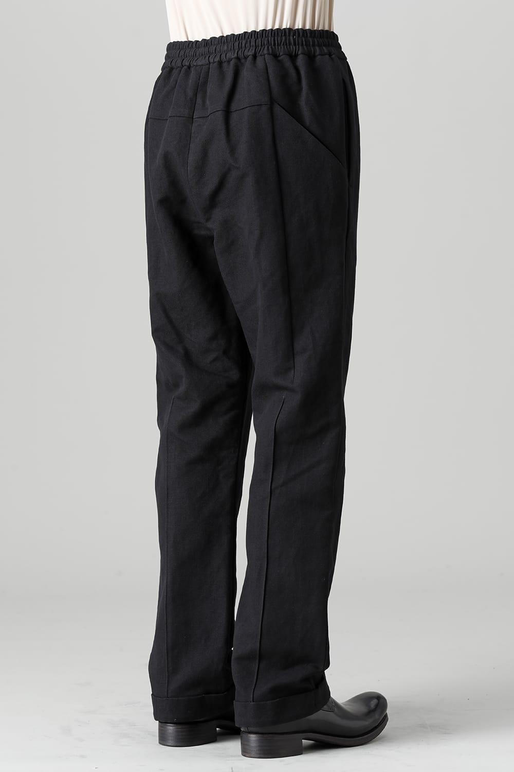 Skater pants cotton / linen Black