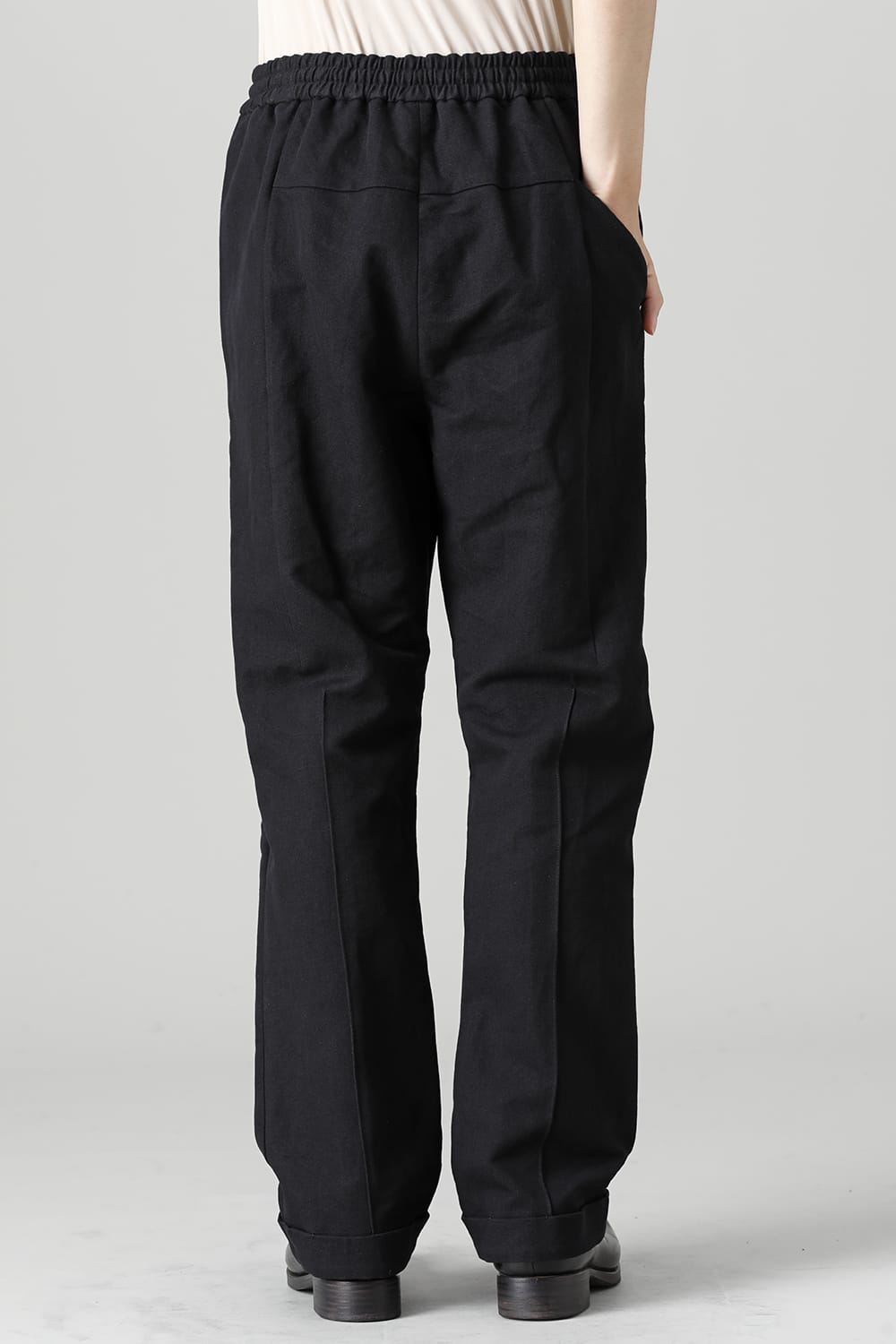 Skater pants cotton / linen Black