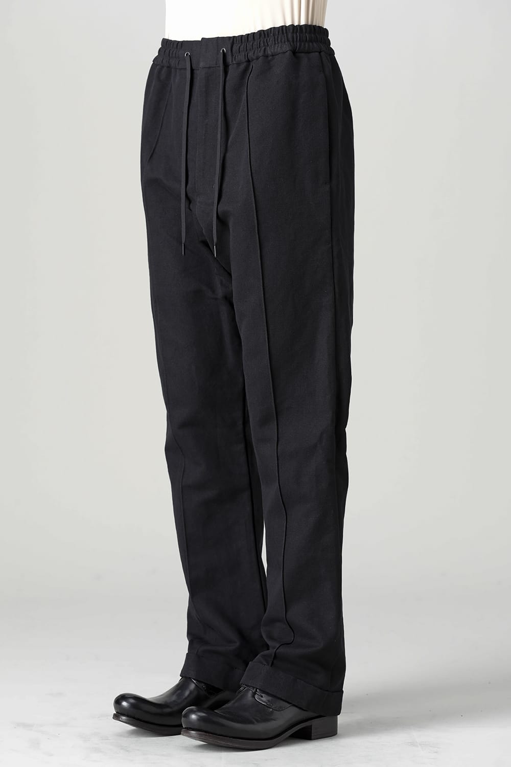 Skater pants cotton / linen Black