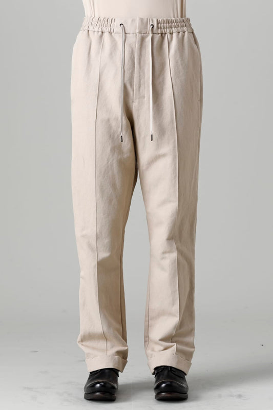 Skater pants cotton / linen Light Beige