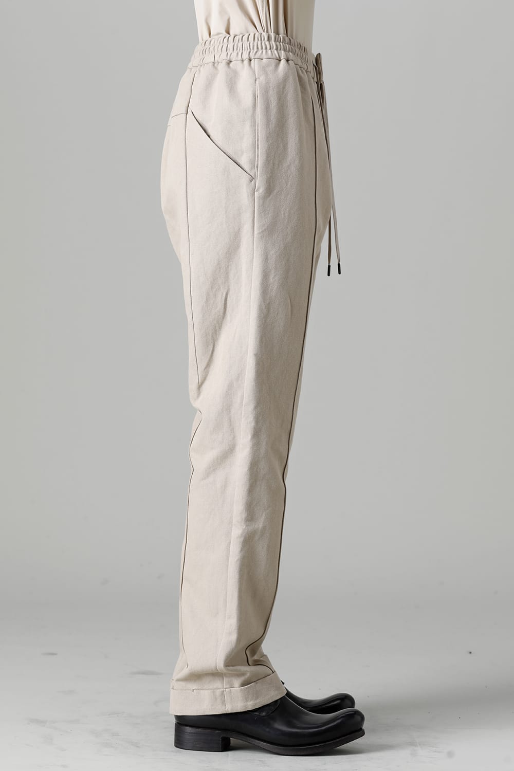 Skater pants cotton / linen Light Beige