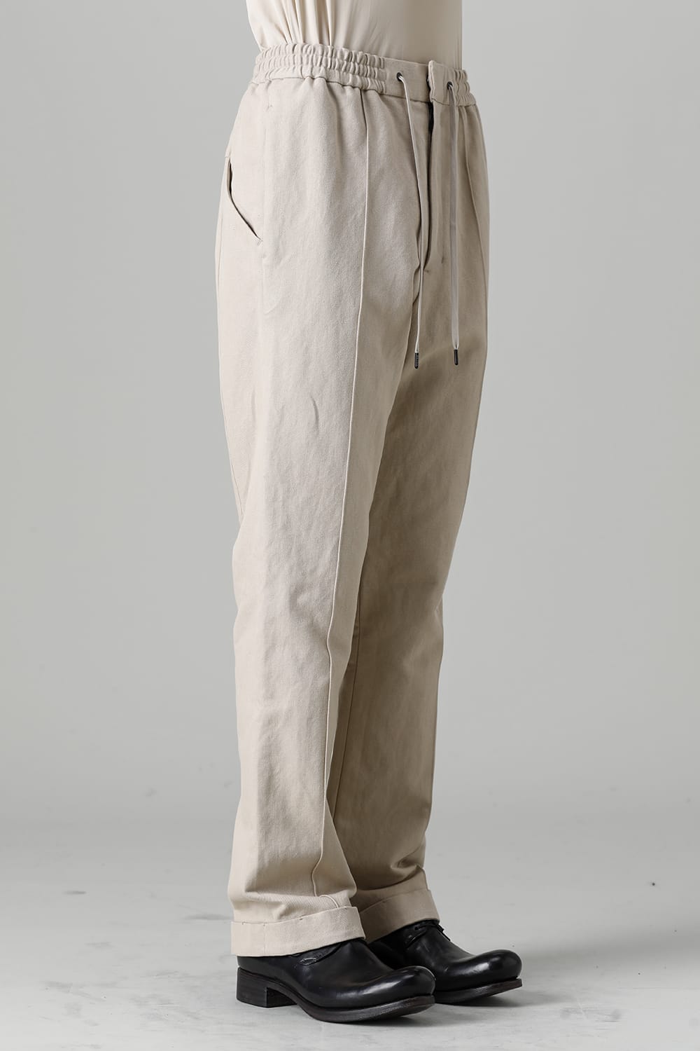 Skater pants cotton / linen Light Beige