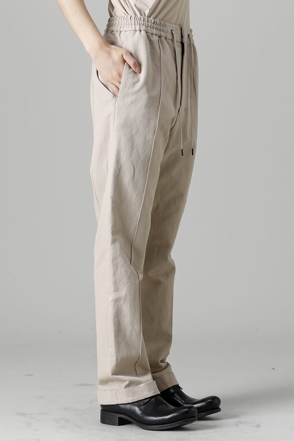 Skater pants cotton / linen Light Beige