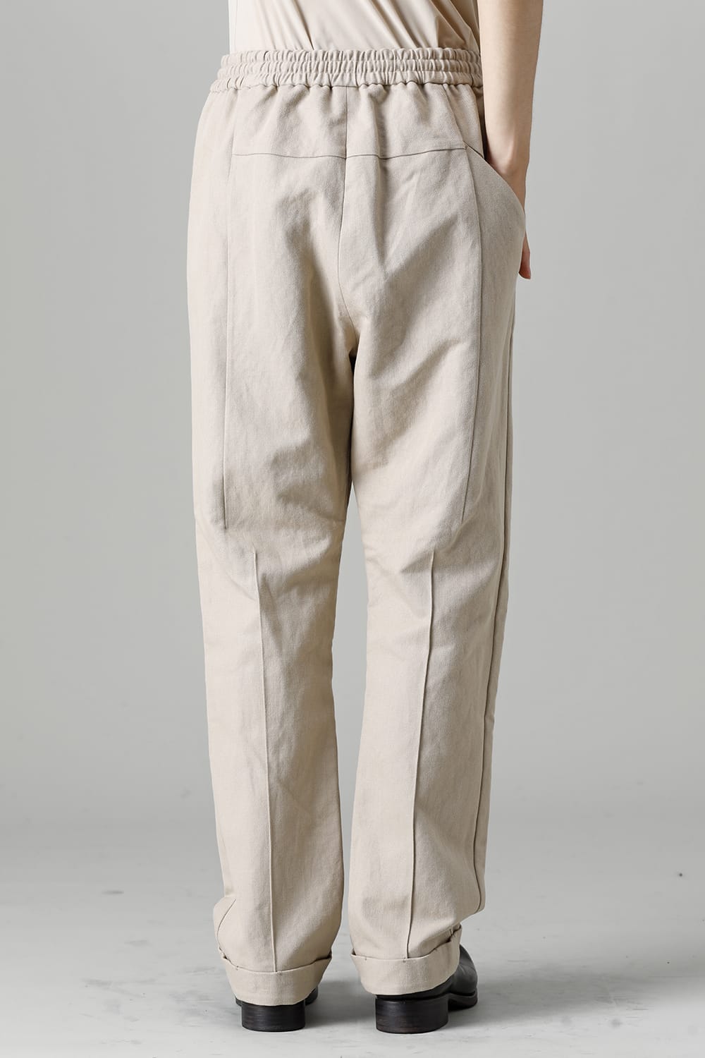 Skater pants cotton / linen Light Beige