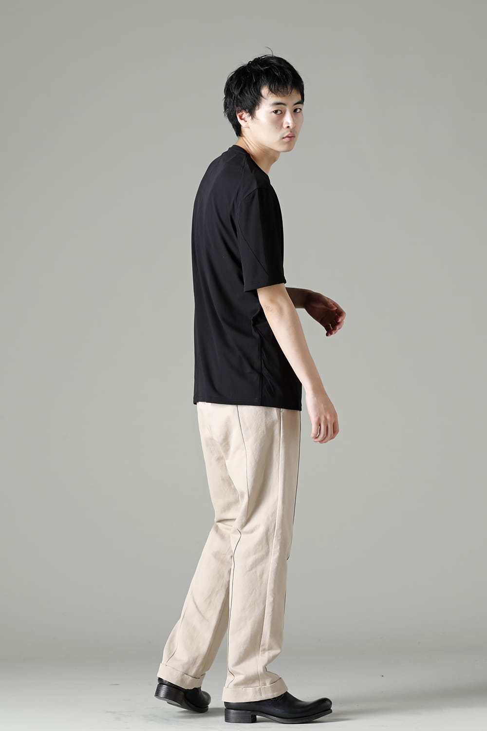 Skater pants cotton / linen Light Beige