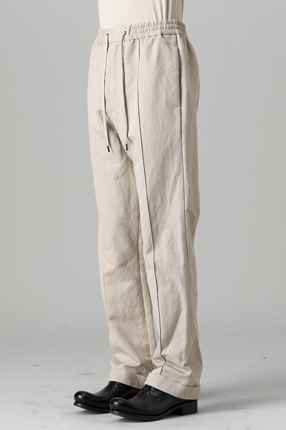 Skater pants cotton / linen Light Beige