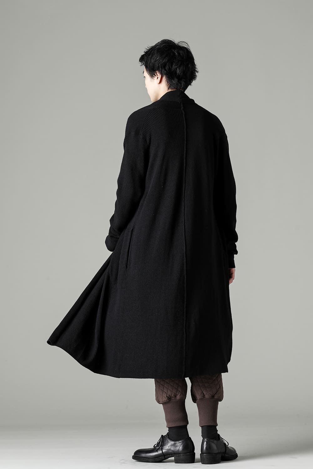 Jogger pants quilted silk / cotton