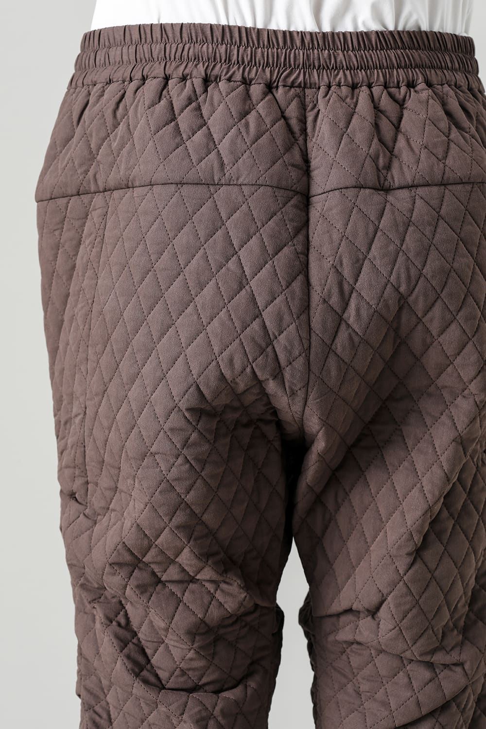 Jogger pants quilted silk / cotton
