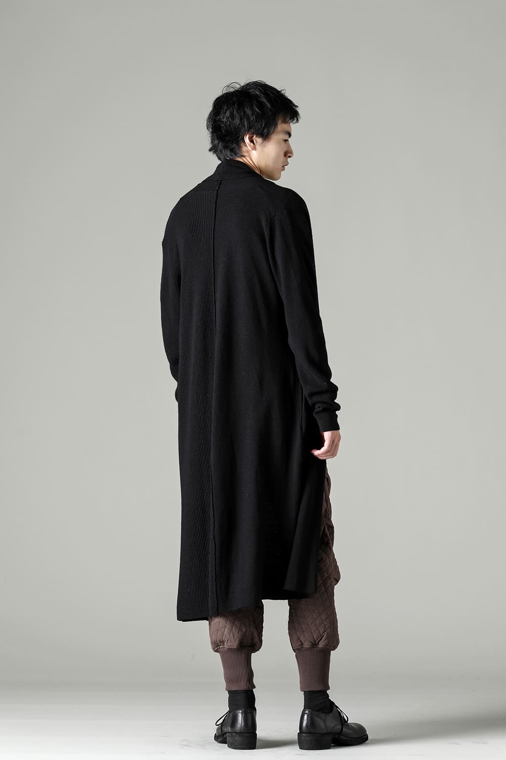 Jogger pants quilted silk / cotton