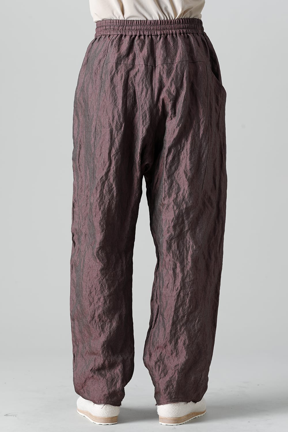 FASCINATE LIMITED Relax Pants Wine Stripe