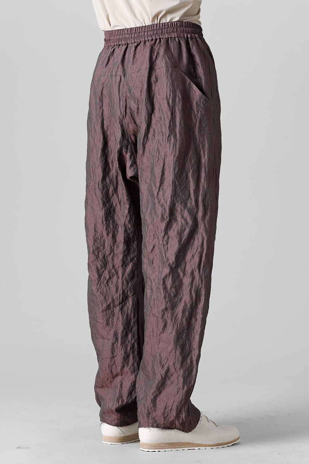 FASCINATE LIMITED Relax Pants Wine Stripe