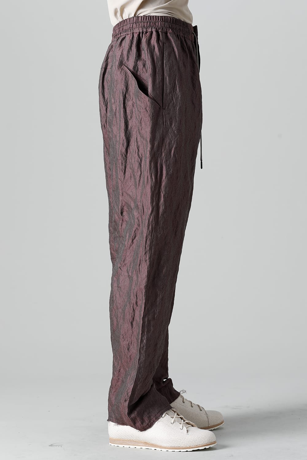 FASCINATE LIMITED Relax Pants Wine Stripe