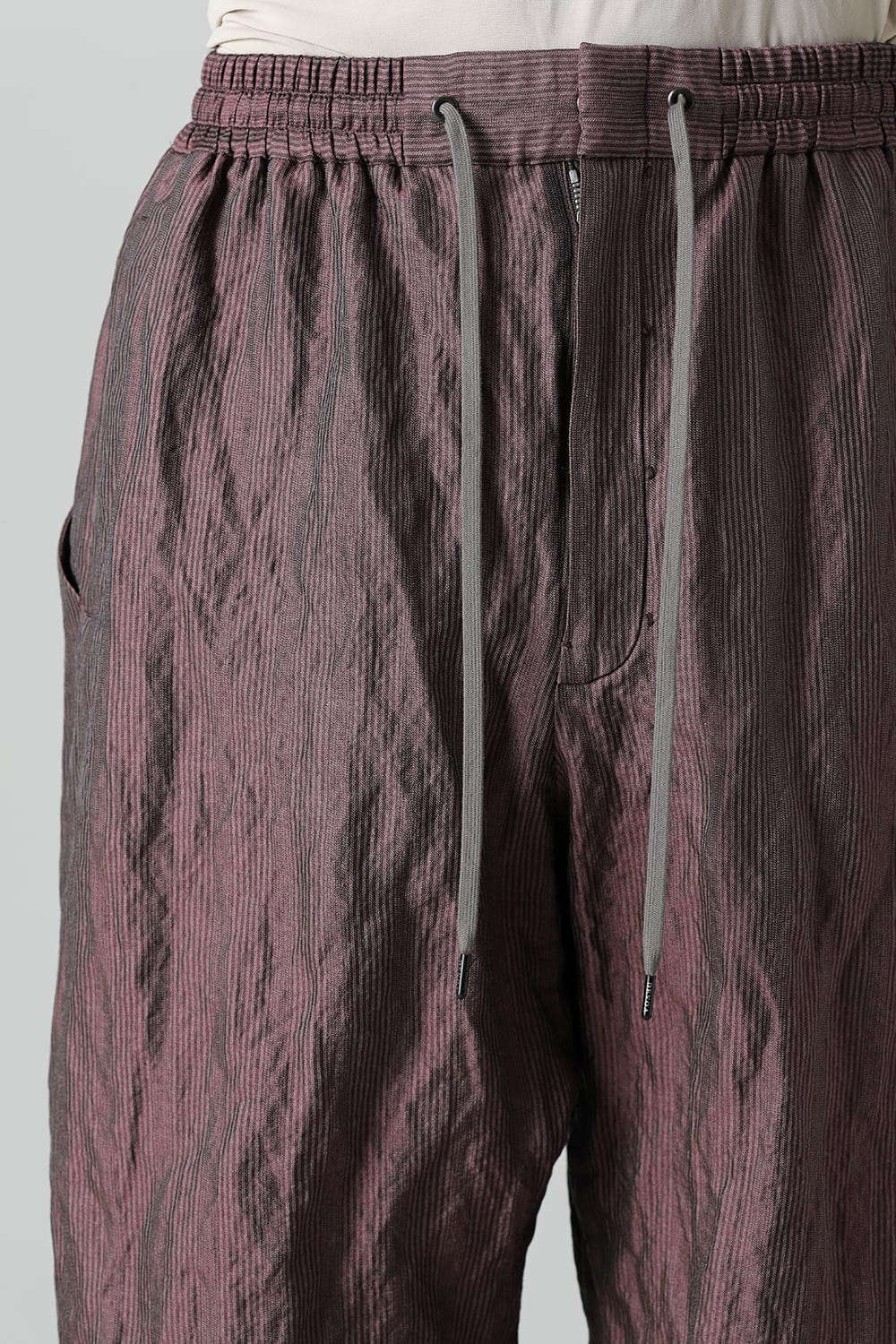 FASCINATE LIMITED Relax Pants Wine Stripe