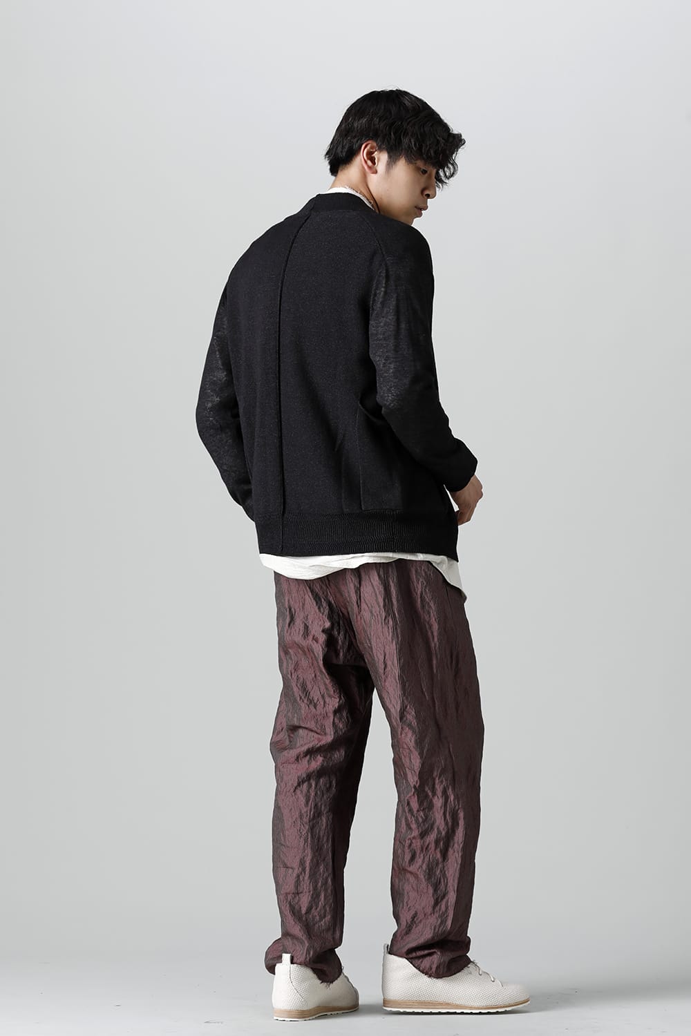 FASCINATE LIMITED Relax Pants Wine Stripe