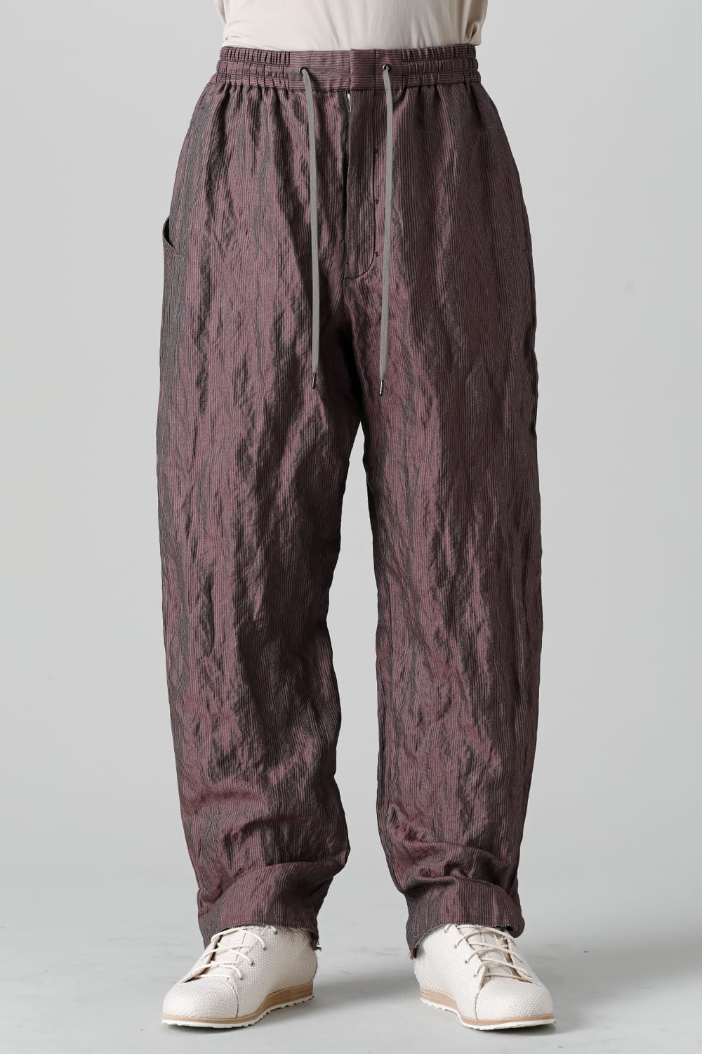 FASCINATE LIMITED Relax Pants Wine Stripe