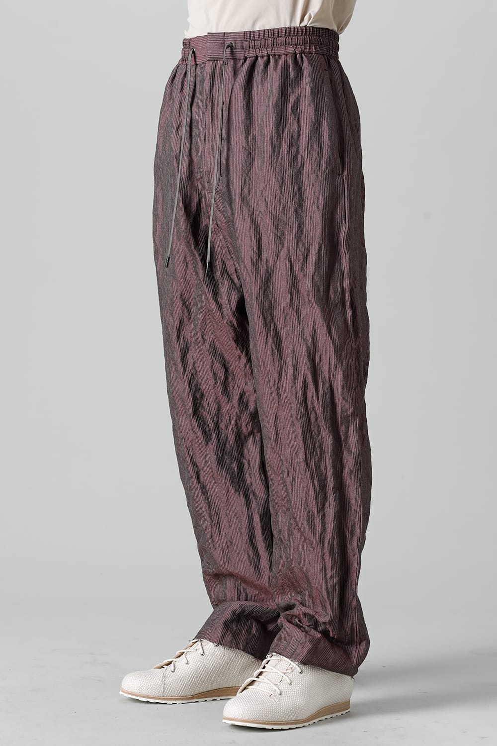 FASCINATE LIMITED Relax Pants Wine Stripe