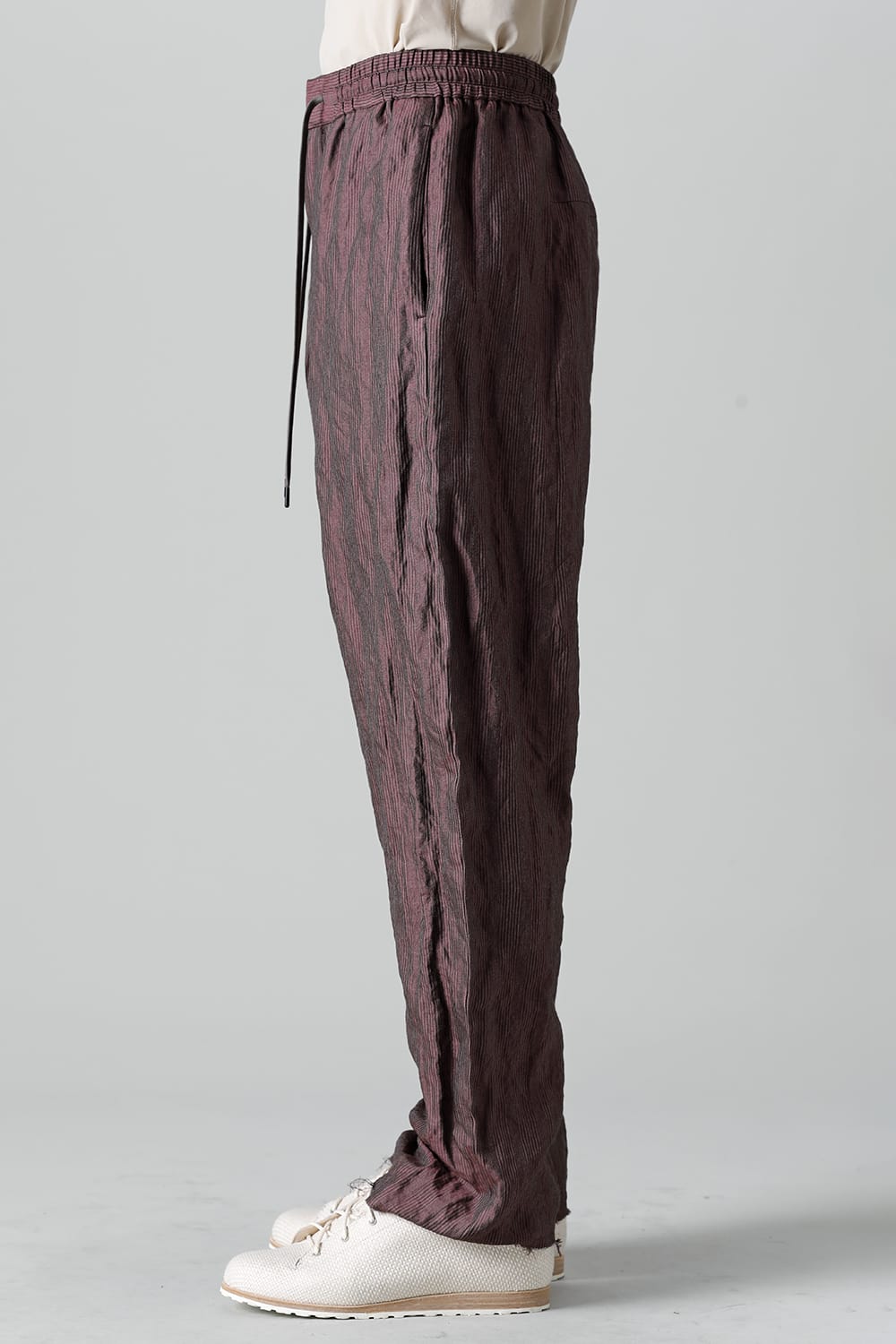 FASCINATE LIMITED Relax Pants Wine Stripe