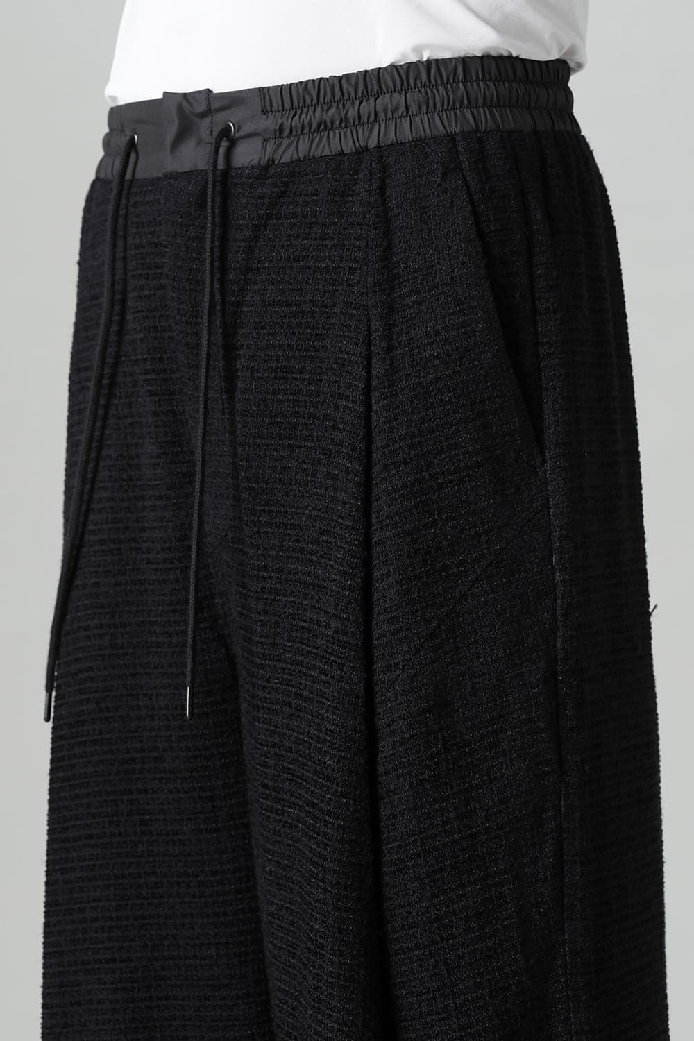 Layerd pants Silk tweed