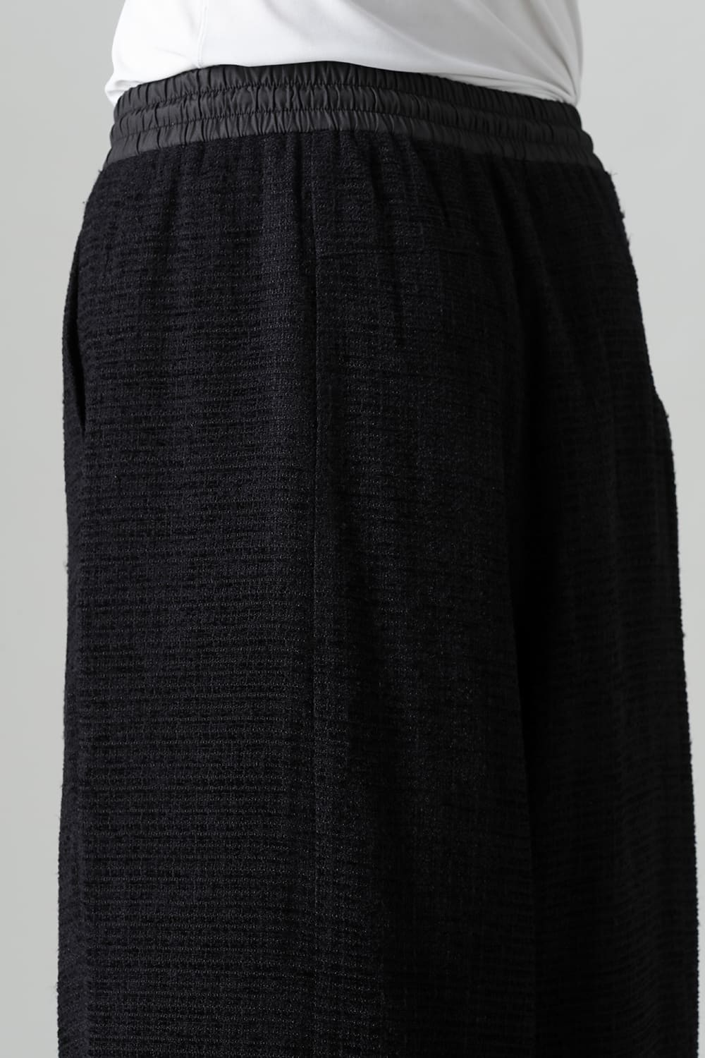 Layerd pants Silk tweed