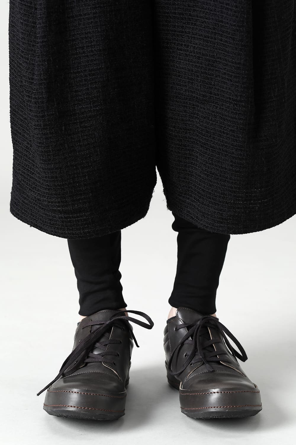 Layerd pants Silk tweed