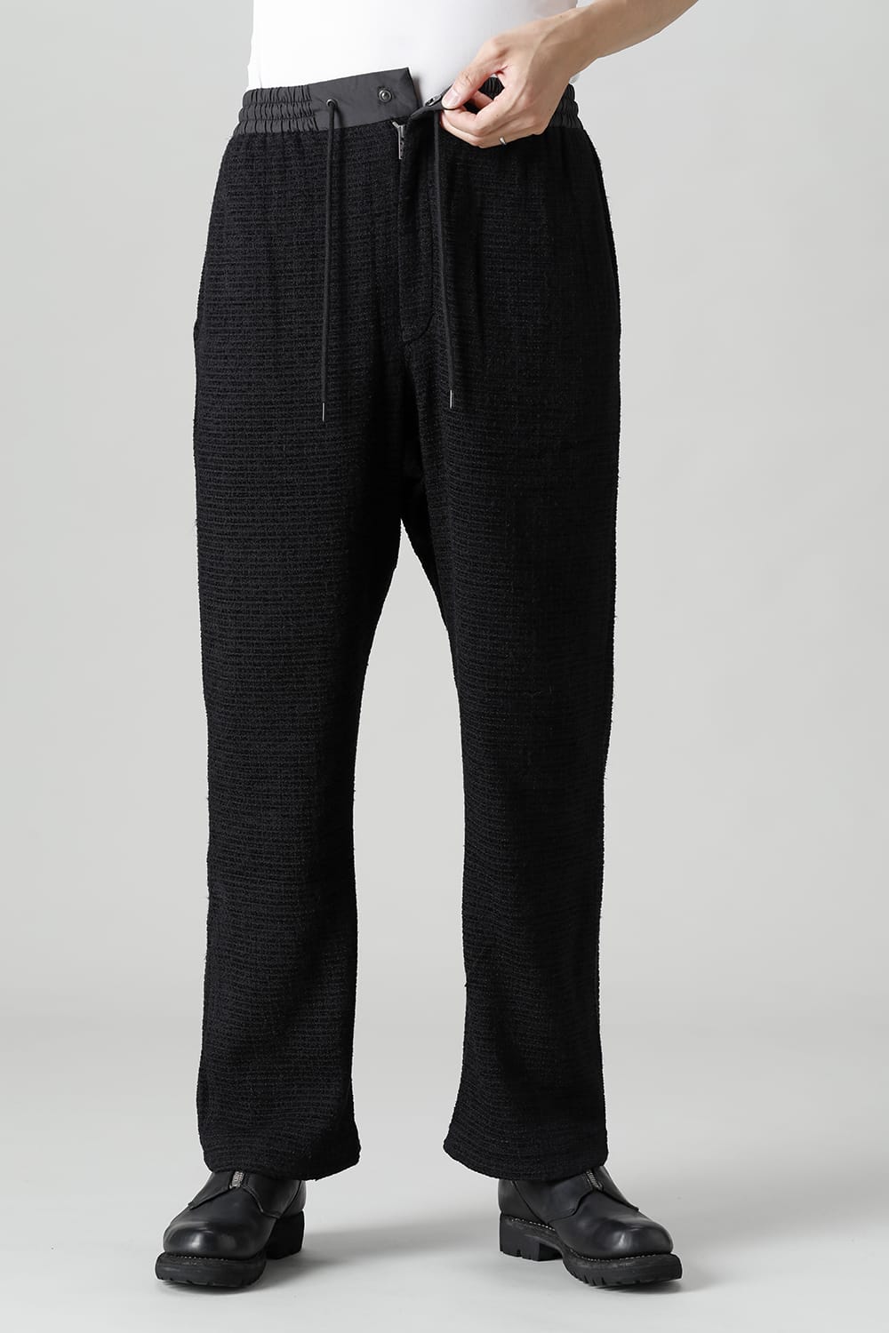 Relaxe pants Silk tweed
