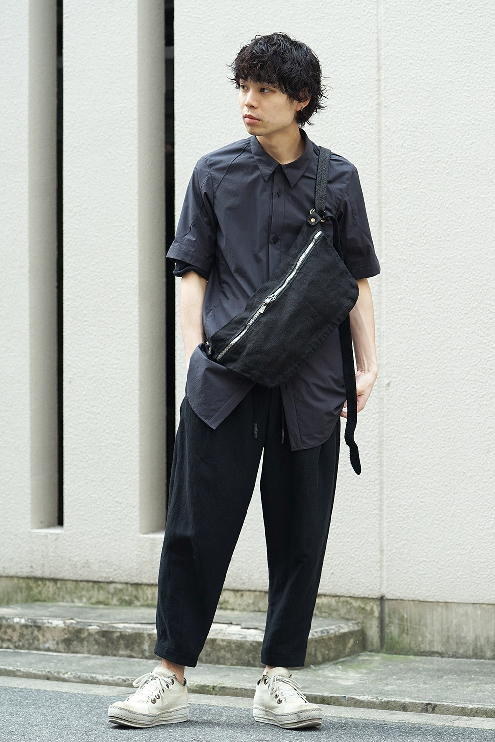 Body Bag Linen - Black