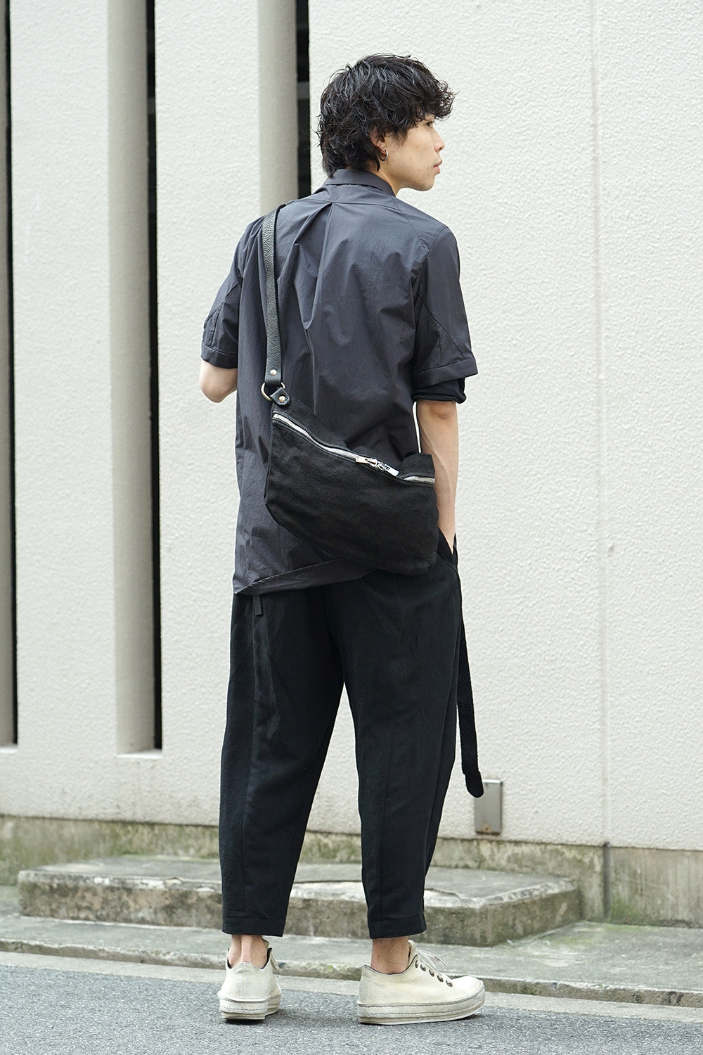 Body Bag Linen - Black