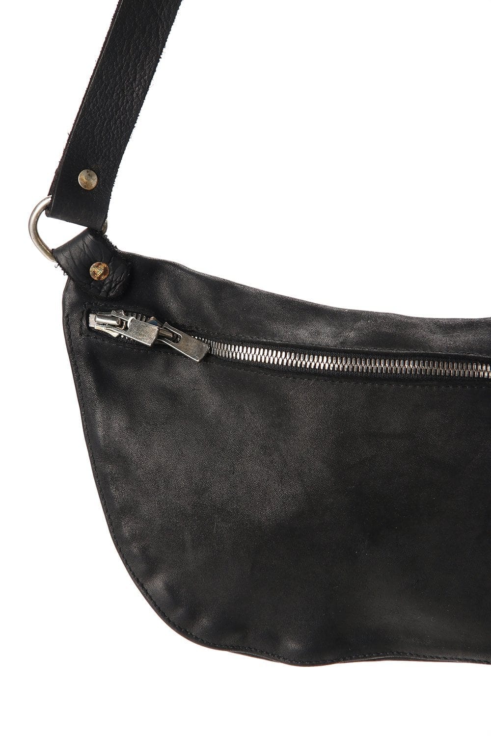 Belt Bag Q10M Soft Horse Full Grain Leather Black